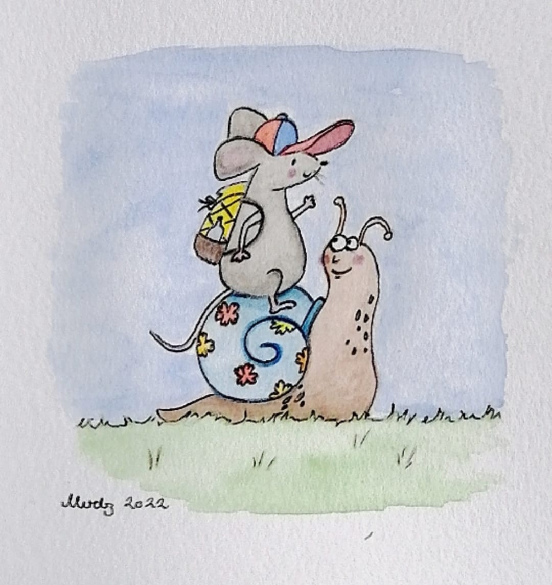 Maus und Schnecke